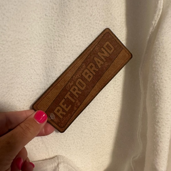 The Original Retro Brand Women’s Fleece Long Sleeve Shirt : Detroit - Picture 4 of 4